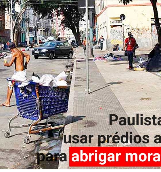 Paulistanos querem usar prédios abandonados para abrigar moradores de rua